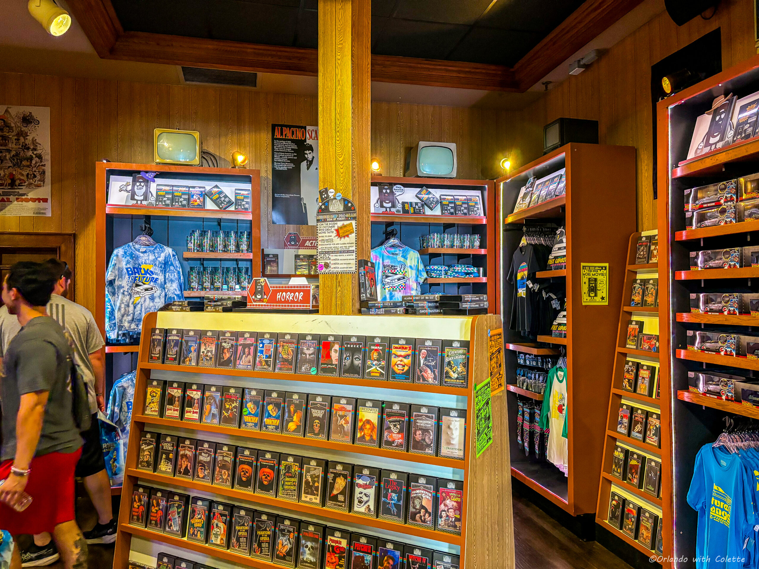 Which movie are you choosing? Summer Tribute Store in Universal Studios Florida at Universal Orlando Resort